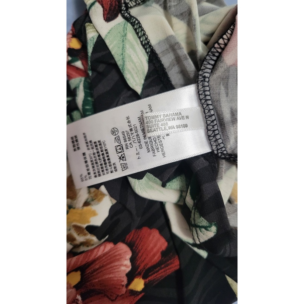 Tommy Bahama Sz Small Oceanic Orchid Travel Maxi Dress UPF Wrinkle Resistant - Picture 8 of 16